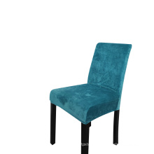 Promotional velvet dining half Chair Cover for home